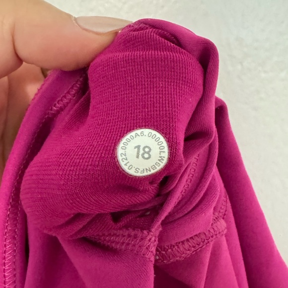 Lululemon Wunder Train High-Rise Crop 23” Ripened Raspberry Sz 18 - Picture 11 of 13